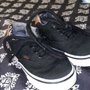 Black vans Era boys